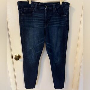 Dark Blue wash Gap True skinny jeans High Rise